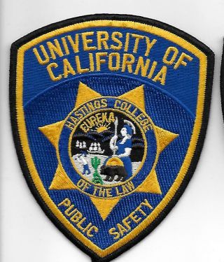 U.  C.  Calif.  Hastings College Of The Law Public Safety Patch