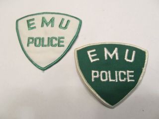 Michigan State Eastern University Police Patch Set Old