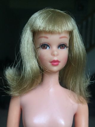 Vintage Blonde Tnt Francie Doll Japan Bendable Leg