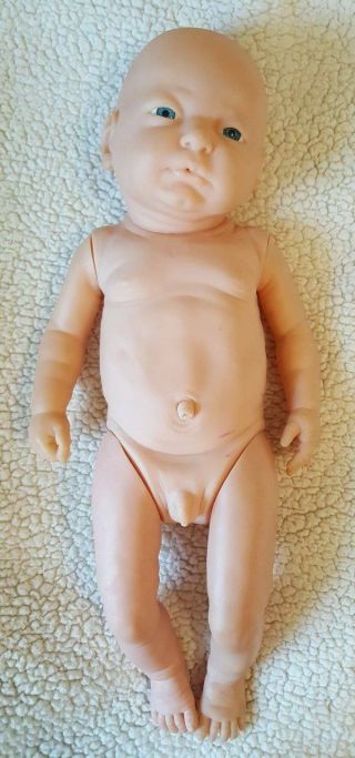 Vtg 1988 Vanguard Trading Company Anatomically Correct Baby Boy Doll