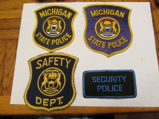 Michigan State Police Patch Set Diff & Safety Security