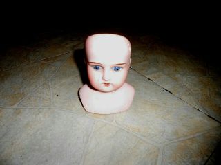 Early 20th Century Bisque Model Doll Head 9/0 - Made In Germany Glass Eye,  S
