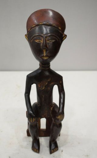 African Ashanti Doll Male Figure Ghana Fertility Doll