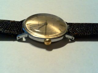 Vintage Timex Marlin 1963 Men,  s Winding Watch With Leather Strap 4