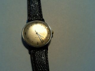 Vintage Timex Marlin 1963 Men,  s Winding Watch With Leather Strap 6