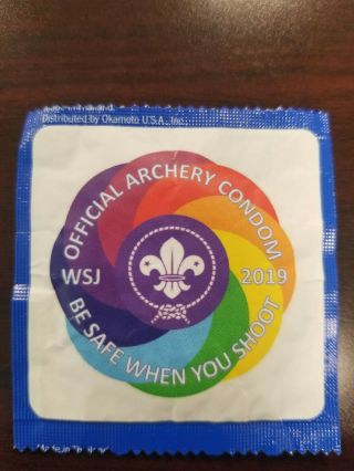 2019 24th World Scout Jamboree Wsj Official Archery Condom - One Of A Kind