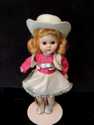 Vintage Vogue Ginny Slw Doll In Playtime 1156 Cowgirl Dress