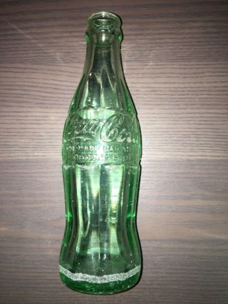 Vintage Antique Green Coke Coca Cola Bottle Lexington North Carolina NC 6 oz 2