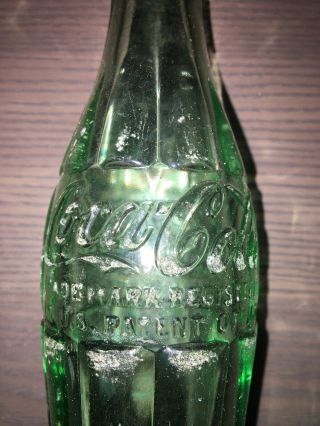 Vintage Antique Green Coke Coca Cola Bottle Lexington North Carolina NC 6 oz 4