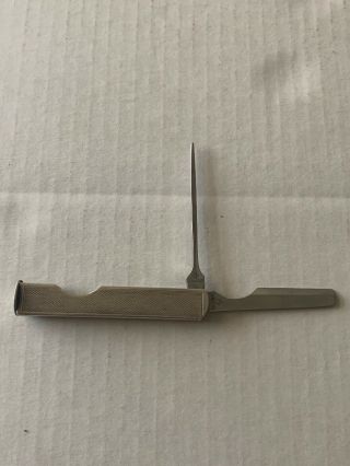 Vintage Sterling Silver 2 Blade Pocket Knife Made In Germany