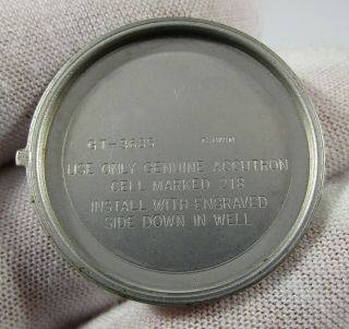Bulova Accutron Wristwatch Vintage 34mm Case Runs 4