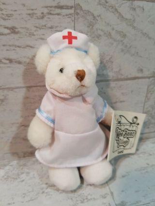 Ganz Wee Bear Village Nurse Tlc Retired Plush Tags H3124 Sa5