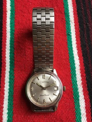 Vintage Dufonte By Lucien Piccard Men ' s Swiss Made Hand - Winding Watch 3