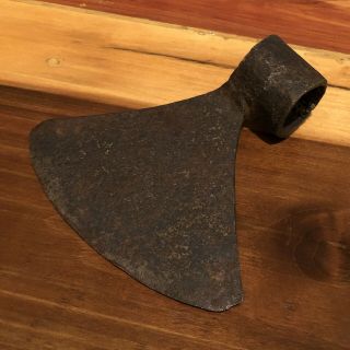 Late/post Medieval Axe Head Iron Artifact Indo - Persian Blade Antique Tool Old