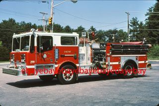 Fire Apparatus Slide,  Engine 3,  Concord / Nh,  1976 Mack / 1986 Ranger