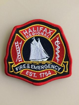 Patch Halifax Regional Fire Emergency Shoulder Flash Canada Rarity