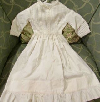 G384 Antique Incredible Doll Dress For French For Antique Bisque Doll