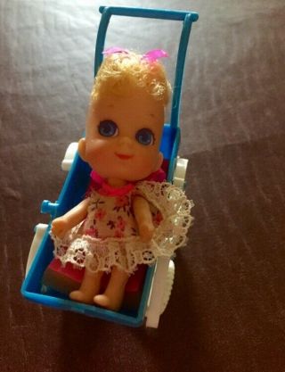 Vintage 1968 Mattel Little Kiddles Baby Liddle Doll (sears Exclusive)