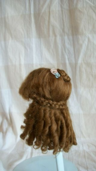 Hand Made Mohair Wig For Your Antique German Or French Doll 9 1/4 "