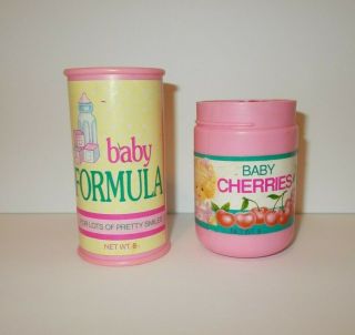 Vintage Baby All Gone Jar Of Cherries Food & Baby Formula Kenner 1991