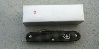 Victorinox Swiss Army Pioneer Multi - Tool 3.  5 " Black Alox Aluminum - 54968,