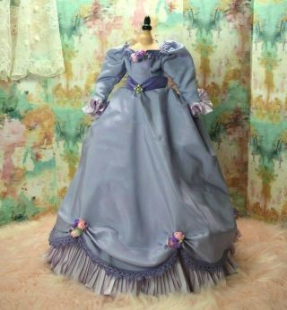 Vintage Madame Alexander 20 21 Cissy Siz Doll Dress Agatha Portrait Purple
