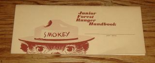 1969 Smokey The Bear Junior Forest Ranger Handbook Brochure 69