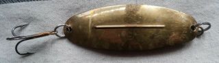 Large 4 " X 1 1/2 " Vintage Fishing Lure Made In Canada Williams Wabler