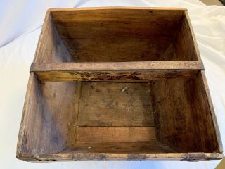Vintage/Antique Wooden Tool Box - Crate - Holder?? Unique Wooden Box L@@K 4