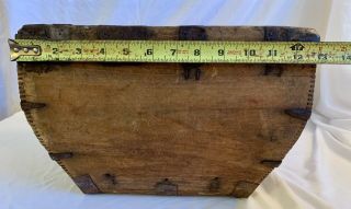 Vintage/Antique Wooden Tool Box - Crate - Holder?? Unique Wooden Box L@@K 5