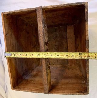 Vintage/Antique Wooden Tool Box - Crate - Holder?? Unique Wooden Box L@@K 7
