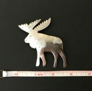 Daughters Of The American Revolution Upper Canada Silver Moose Pin