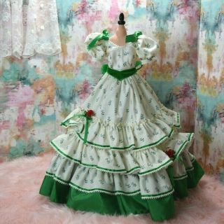 Madame Alexander 20 21 Cissy Size Doll Dress Scarlett Country Dress Ruffles