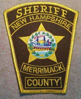 Nh Merrimack County Hampshire Sheriff Patch (bob)