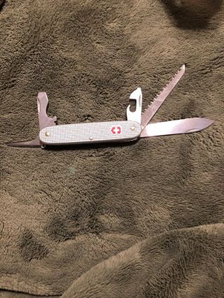Victorinox Swiss Army Knife Alox 93mm Farmer Silver