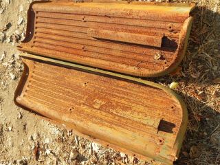VINTAGE / ANTIQUE - OLD TRUCK RUNNING BOARDS - AS PICTURED 6