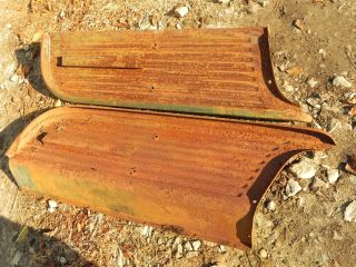 VINTAGE / ANTIQUE - OLD TRUCK RUNNING BOARDS - AS PICTURED 7