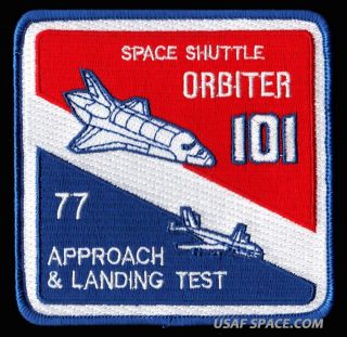 Space Shuttle Orbiter 101 Approach & Landing Test Edwards Rockwell Nasa Patch