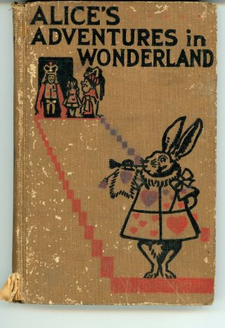 Antique Book Alice In Wonderland Lewis Carroll 42 Illus.  By Tenniel Pub Donohue