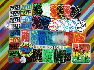 Vtg 1980s Bad Boy Club Surf Street Sticker - Classic Life 