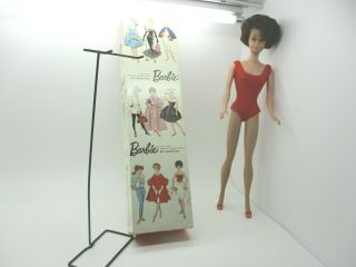 1962 Mattel Bubble Cut Barbie Doll W/orig.  Box Estate Buy No Res