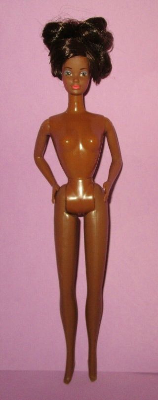 Barbie PJ Steffie Vintage AA Heart Family Black Reroot Updo Mom Doll OOAK Play 2