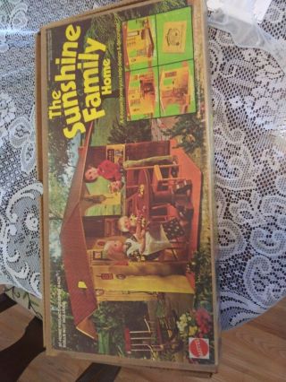 Vintage " The Sunshine Family Home " 1973 Mattel