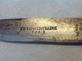 Vintage French Made Fixed Blade Knife 3