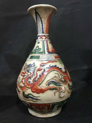 Chinese Antiques Porcelain Oriental Blue White Vase Da Ming Xuande