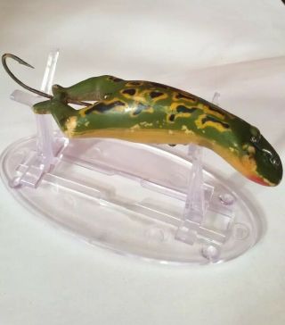 Vintage Heddon Luny Frog Bass Fishing Lure