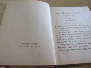 Antique Book - Aunt Martha ' s Corner Cupboard - Mary - Elizabeth Kirby - 1899 - Children ' s 4