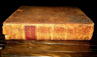 1832 Holy Bible Antique American Saratoga Springs Ny Imprint Rare Family Leather