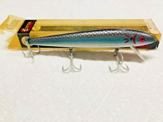Vintage Cotton Cordell Fishing Lure Box Red Fin Textured Collectable 0913