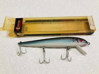 Vintage COTTON CORDELL fishing lure box Red Fin textured Collectable 0913 3